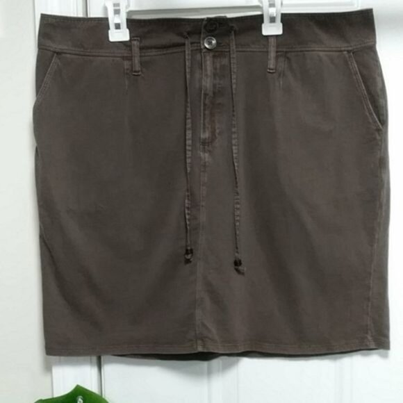 GAP Jersey Cotton Athleisure Tennis Stretch Low Rise Y2K Mini Skirt Women's L - Picture 6 of 13